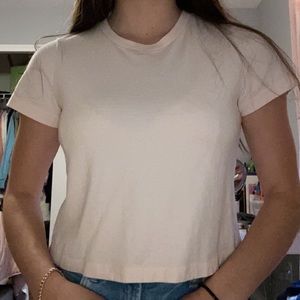 Forever 21 Light Pink Short Sleeve Shirt